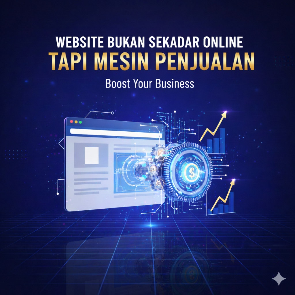 Website Bukan Sekadar Online, Tapi Mesin Penjualan